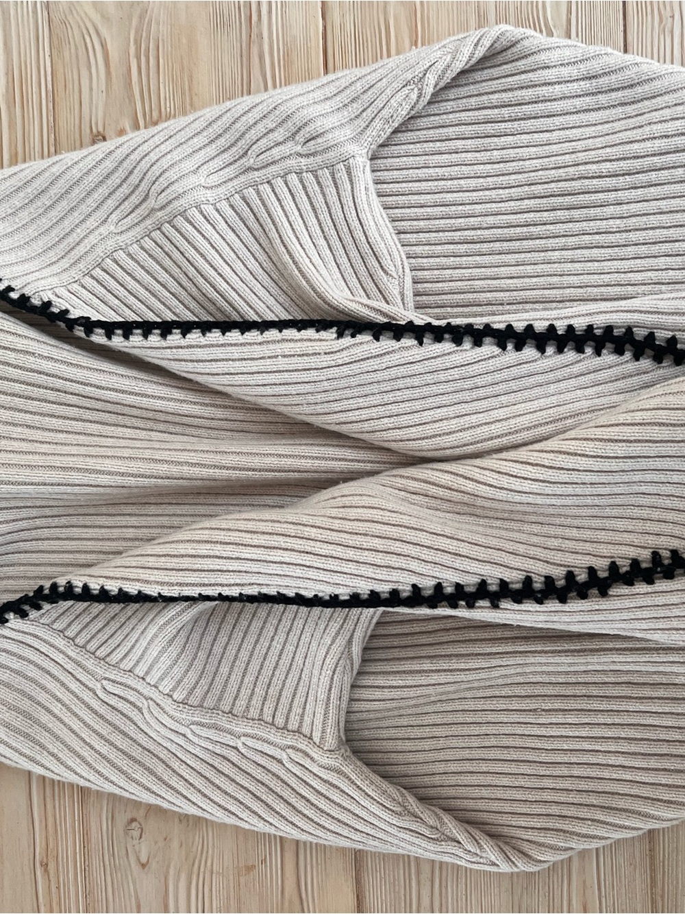 Rag & Bone Ingrid Wool Turtleneck Sweater XS Oversized Whipstitch - Picture 7 of 10